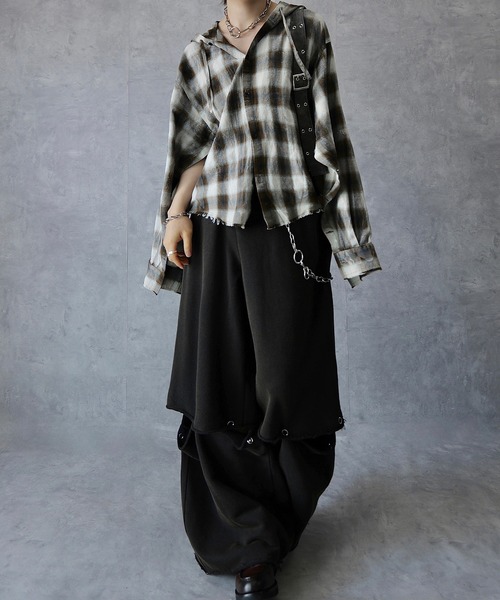 Spielio（シュピーリオ）の「【Spielio】Vintage-like detachable sweatpants/ヴィンテージライクデタッチャブルスウェットパンツ/ショーツ(2WAY)（スウェットパンツ・メンズ・ブラック/ブラウン/グレー・S/M/L）」の18枚目の写真