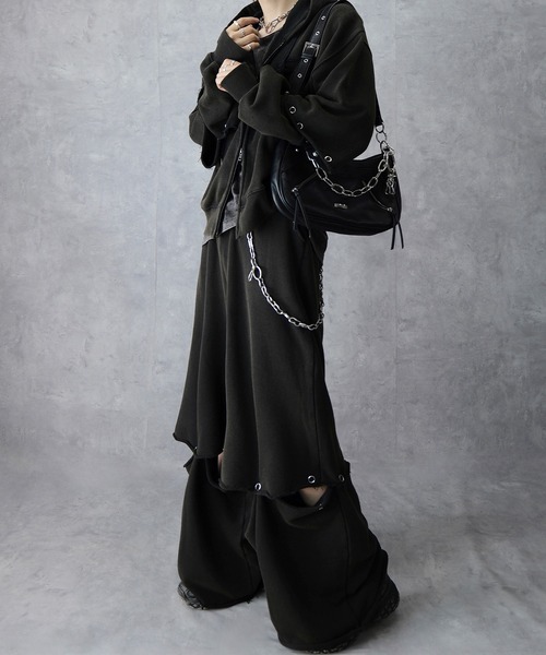 Spielio（シュピーリオ）の「【Spielio】Vintage-like detachable sweatpants/ヴィンテージライクデタッチャブルスウェットパンツ/ショーツ(2WAY)（スウェットパンツ・メンズ・ブラック/ブラウン/グレー・S/M/L）」の21枚目の写真