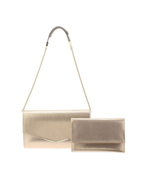 LAGUNAMOON(ラグナムーン)の「LADYメタルシャインクラッチバッグ 結婚式 お呼ばれ(クラッチバッグ・レディース・シルバー/ゴールド・FREE)」の11枚目の写真