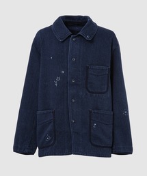 PORTER CLASSIC(|[^[NVbN)PC KENDO FRENCH JACKET EMBROIDERY (FLOWER) WATCH CHAIN ITEM(̑AE^[)