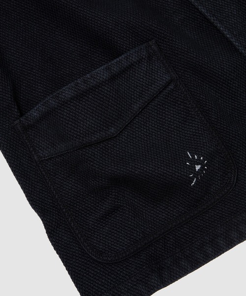 PORTER CLASSIC（ポータークラシック）の「PC KENDO FRENCH JACKET EMBROIDERY (FLOWER) WATCH CHAIN ITEM（その他アウター・メンズ・ブルー/ダークネイビー・L）」の6枚目の写真