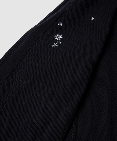 PORTER CLASSIC（ポータークラシック）の「PC KENDO FRENCH JACKET EMBROIDERY (FLOWER) WATCH CHAIN ITEM（その他アウター・メンズ・ブルー/ダークネイビー・L）」の8枚目の写真