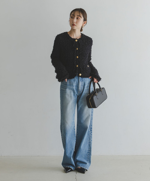 noble ツイードニットカーディガン ツイードニットカーディガン（カーディガン）｜NOBLE（ノーブル）の