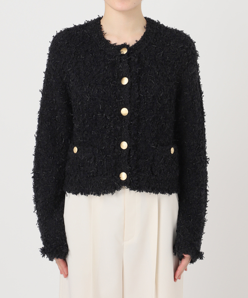 ツイードニットカーディガン（カーディガン/ボレロ）｜NOBLE（ノーブル