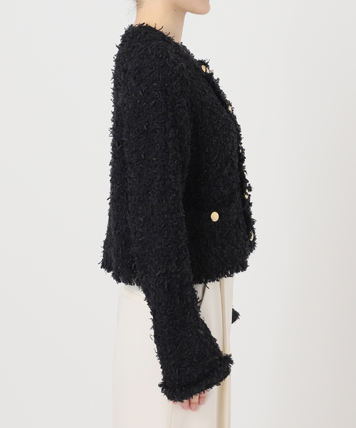 ツイードニットカーディガン（カーディガン/ボレロ）｜NOBLE（ノーブル