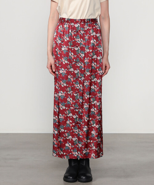 THE SHINZONE（ザ　シンゾーン）の「THE SHINZONE | フラワープリント ロングスカート WOMEN（スカート・レディース・ブラック系その他/レッド系その他・34）」の13枚目の写真