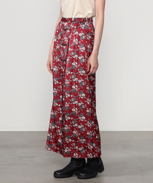 THE SHINZONE（ザ　シンゾーン）の「THE SHINZONE | フラワープリント ロングスカート WOMEN（スカート・レディース・ブラック系その他/レッド系その他・34）」の18枚目の写真