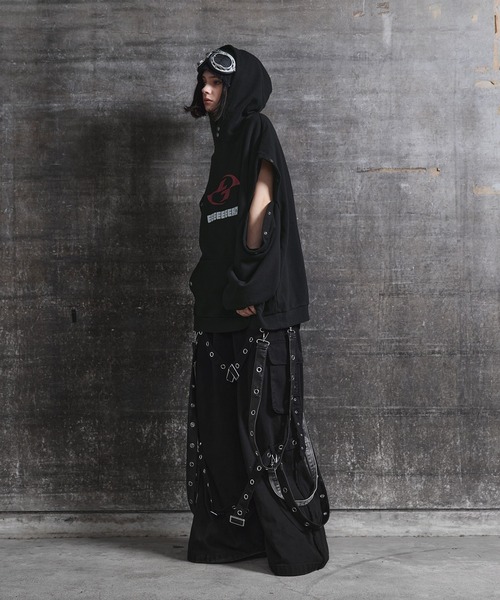 ERAR】2wayアームボタンヴィンテージハイギミックロゴ刺繍