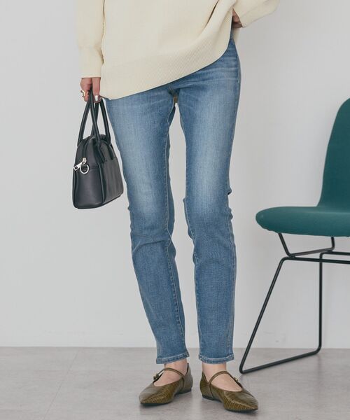 AMERICAN HOLIC（アメリカンホリック）の「スキニーフィットデニム（デニムパンツ・レディース・ワンウォッシュ/グレー/ブラック/ライトインディゴブルー・XL/L/M/S）」の3枚目の写真