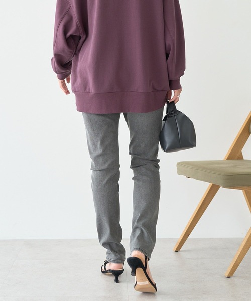 AMERICAN HOLIC（アメリカンホリック）の「スキニーフィットデニム（デニムパンツ・レディース・ワンウォッシュ/グレー/ブラック/ライトインディゴブルー・XL/L/M/S）」の7枚目の写真