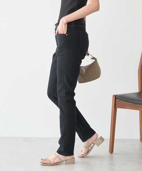 AMERICAN HOLIC（アメリカンホリック）の「スキニーフィットデニム（デニムパンツ・レディース・ワンウォッシュ/グレー/ブラック/ライトインディゴブルー・XL/L/M/S）」の11枚目の写真