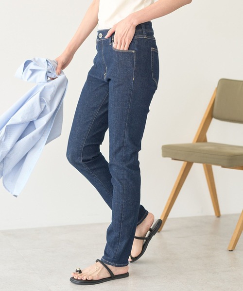 AMERICAN HOLIC（アメリカンホリック）の「スキニーフィットデニム（デニムパンツ・レディース・ワンウォッシュ/グレー/ブラック/ライトインディゴブルー・XL/L/M/S）」の14枚目の写真