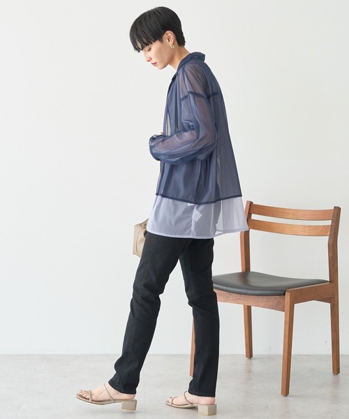 AMERICAN HOLIC（アメリカンホリック）の「スキニーフィットデニム（デニムパンツ・レディース・ワンウォッシュ/グレー/ブラック/ライトインディゴブルー・XL/L/M/S）」の16枚目の写真