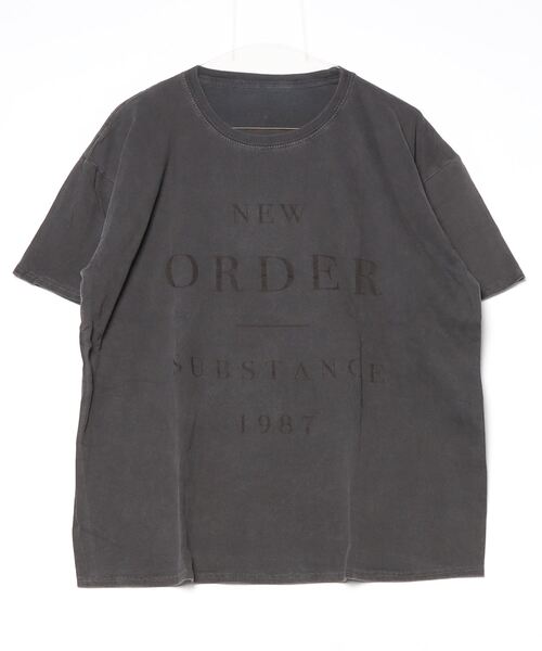 THRIFTY LOOK(スリフティールック)の「THRIFTY LOOK スリフティルック / PIGMENT"NEW ORDER"TEE(Tシャツ/カットソー・メンズ・ブラック・X-LARGE)」の3枚目の写真
