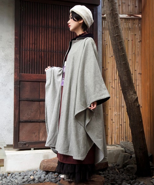 カヤ】寒の着 新ケープコート（その他アウター）｜カヤ（カヤ）の