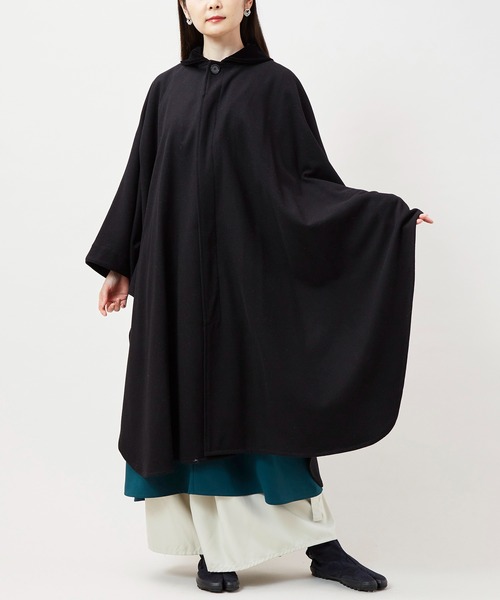 カヤ（カヤ）の「【カヤ】寒の着 新ケープコート（その他アウター・レディース・グレー/ブラウン/スミクロ・FREE）」の16枚目の写真