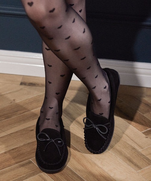 Minnetonka（ミネトンカ）の「【MINNETONKA/ミネトンカ】 CADENCE CLASSIC / ケイデンス クラシック ボアモカシン（モカシン/デッキシューズ・レディース・ブラック/ベージュ/チャコールグレー・7/5/9/8/6）」の16枚目の写真