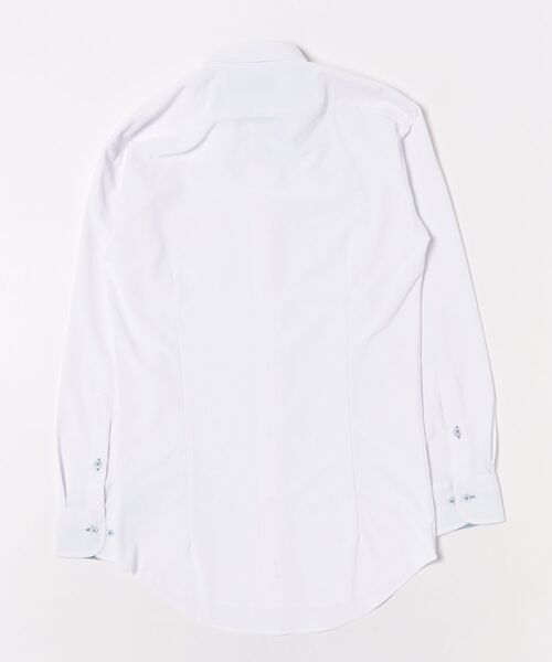 TOKYO SHIRTS(トウキョウシャツ)の「形態安定ノンアイロン ボタンダウン 長袖ストレッチビジネスワイシャツ(ビジネスシャツ・メンズ・ホワイト・首回り39cm-裄丈80cm/首回り39cm-裄丈84cm/首回り41cm-裄丈82cm/首回り41cm-裄丈86cm/首回り42cm-裄丈82cm/首回り42cm-裄丈86cm/首回り43cm-裄丈82cm/首回り43cm-裄丈86cm/首回り37cm-裄丈80cm)」の7枚目の写真