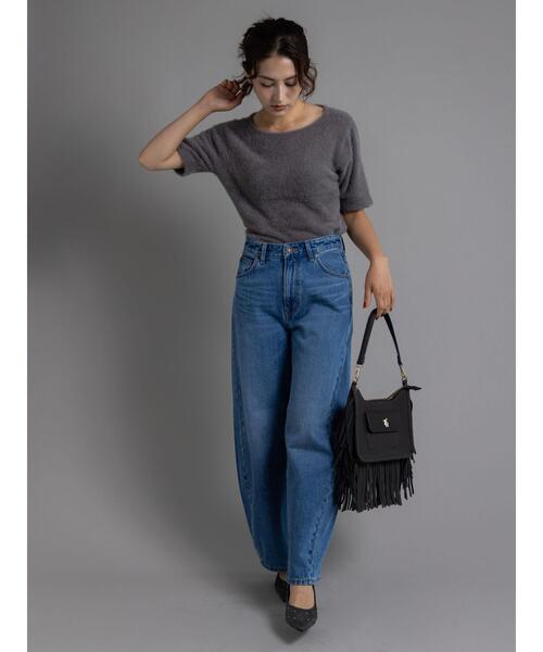 Te chichi(テチチ)の「ライトフェザーニット《2025Autumn catalog item》(ニット/セーター・レディース・モカ/ブルー・F)」の7枚目の写真