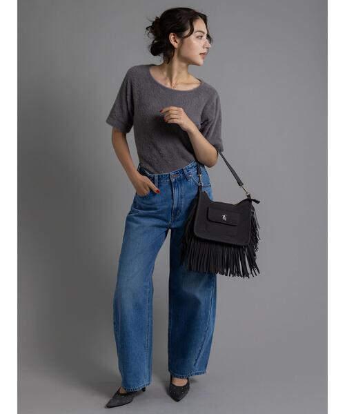 Te chichi(テチチ)の「ライトフェザーニット《2025Autumn catalog item》(ニット/セーター・レディース・モカ/ブルー・F)」の8枚目の写真