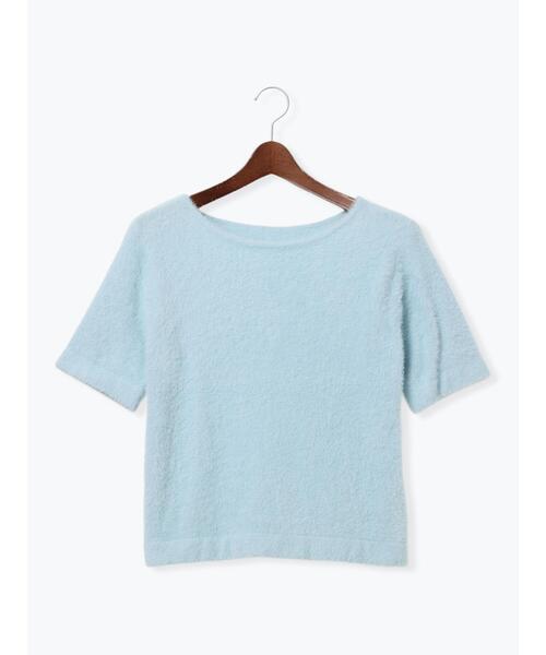 Te chichi(テチチ)の「ライトフェザーニット《2025Autumn catalog item》(ニット/セーター・レディース・モカ/ブルー・F)」の14枚目の写真