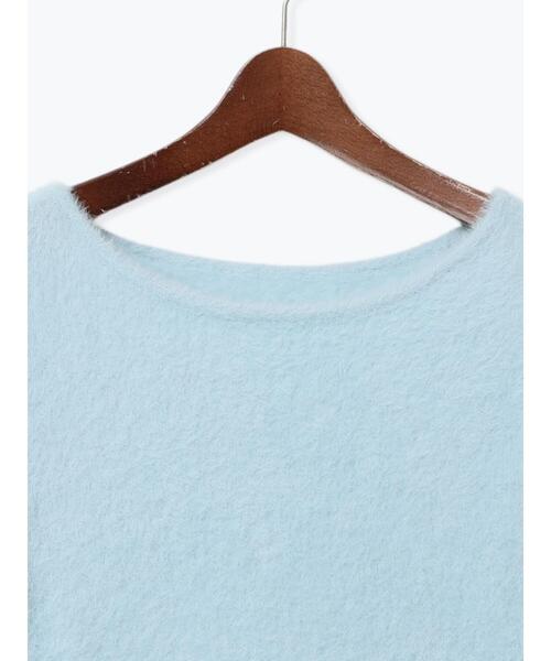 Te chichi(テチチ)の「ライトフェザーニット《2025Autumn catalog item》(ニット/セーター・レディース・モカ/ブルー・F)」の16枚目の写真