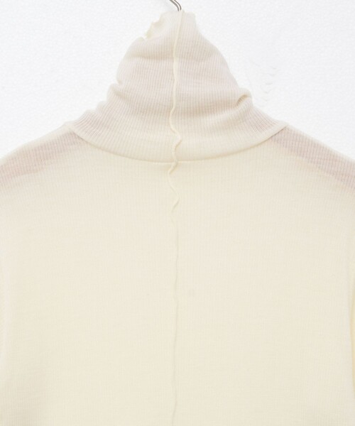 セール】MY STANDARD ウォッシャブルリブタートルネック（Tシャツ