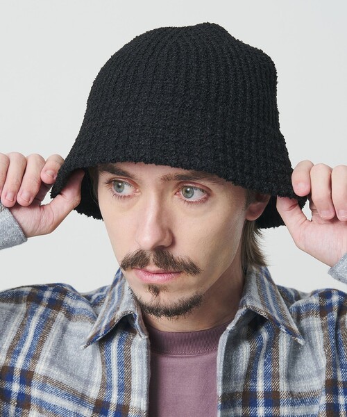 RACAL(ラカル)の「【別注】<Racal>メトロ ニット ハット(ハット・メンズ・ダークグレー/ブラック・FREE)」の3枚目の写真