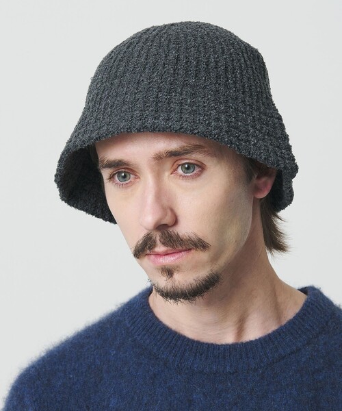 RACAL(ラカル)の「【別注】<Racal>メトロ ニット ハット(ハット・メンズ・ダークグレー/ブラック・FREE)」の4枚目の写真