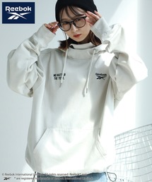 【Reebok/リーボック】CORPUS TOKYO別注 刺繍ロゴ デザインフード プルオーバーパーカー 裏起毛