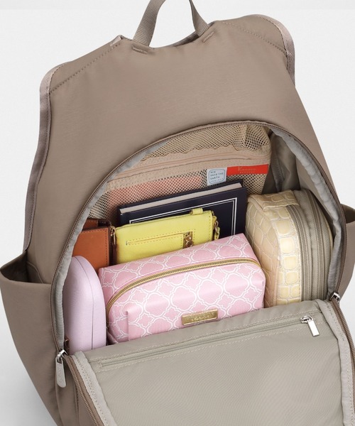 Kanana project(カナナプロジェクト)の「カナナ プロジェクト リュックサック PJ-15プレミアムLTD 16L 650g 17922(バックパック/リュック・レディース・ダークネイビー/ベージュ系その他/ダークブラウン・FREE)」の7枚目の写真