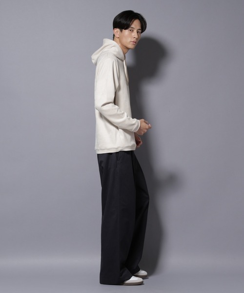 NANO universe（ナノユニバース）の「オイルドライクバギーパンツ（その他パンツ・メンズ・ブラック/ベージュ/ネイビー・S/M/L）」の7枚目の写真