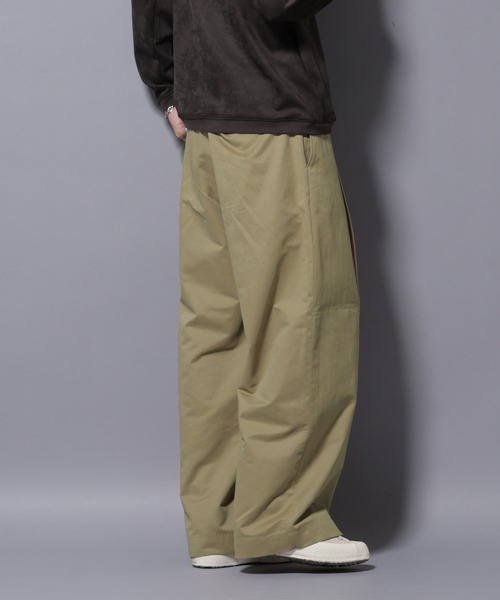 NANO universe（ナノユニバース）の「オイルドライクバギーパンツ（その他パンツ・メンズ・ブラック/ベージュ/ネイビー・S/M/L）」の10枚目の写真