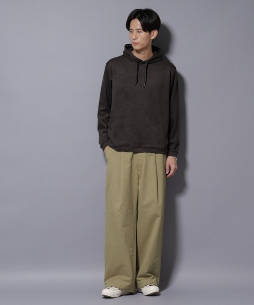 NANO universe（ナノユニバース）の「オイルドライクバギーパンツ（その他パンツ・メンズ・ブラック/ベージュ/ネイビー・S/M/L）」の13枚目の写真