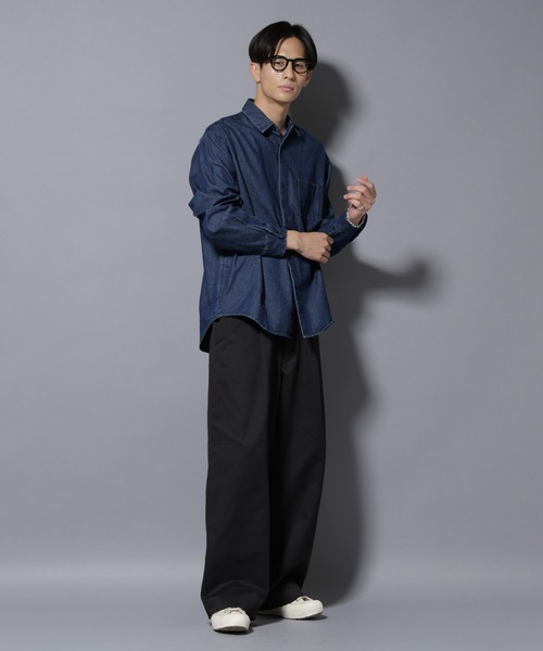 NANO universe（ナノユニバース）の「オイルドライクバギーパンツ（その他パンツ・メンズ・ブラック/ベージュ/ネイビー・S/M/L）」の22枚目の写真