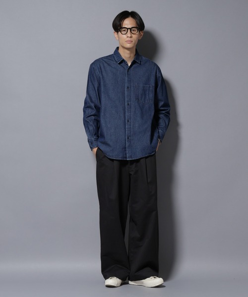 NANO universe（ナノユニバース）の「オイルドライクバギーパンツ（その他パンツ・メンズ・ブラック/ベージュ/ネイビー・S/M/L）」の18枚目の写真