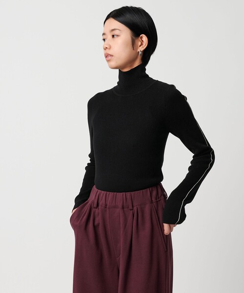 CITEN（シテン）の「＜CITEN＞エッセンシャルリブニット（ニット/セーター・レディース・ダークブラウン/ホワイト/ブラック/グレー系/コバルトブルー/レッド・FREE）」の11枚目の写真