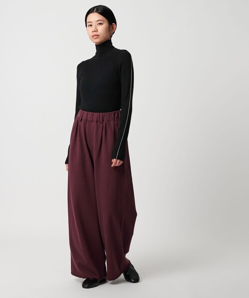 CITEN（シテン）の「＜CITEN＞エッセンシャルリブニット（ニット/セーター・レディース・ダークブラウン/ホワイト/ブラック/グレー系/コバルトブルー/レッド・FREE）」の12枚目の写真