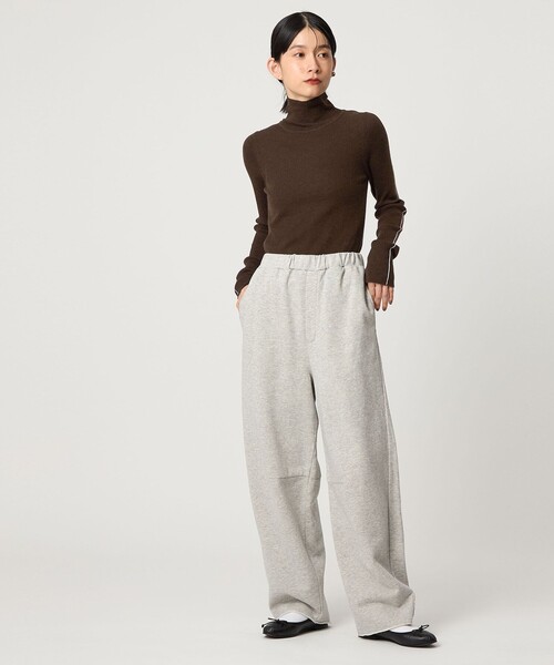 CITEN（シテン）の「＜CITEN＞エッセンシャルリブニット（ニット/セーター・レディース・ダークブラウン/ホワイト/ブラック/グレー系/コバルトブルー/レッド・FREE）」の14枚目の写真