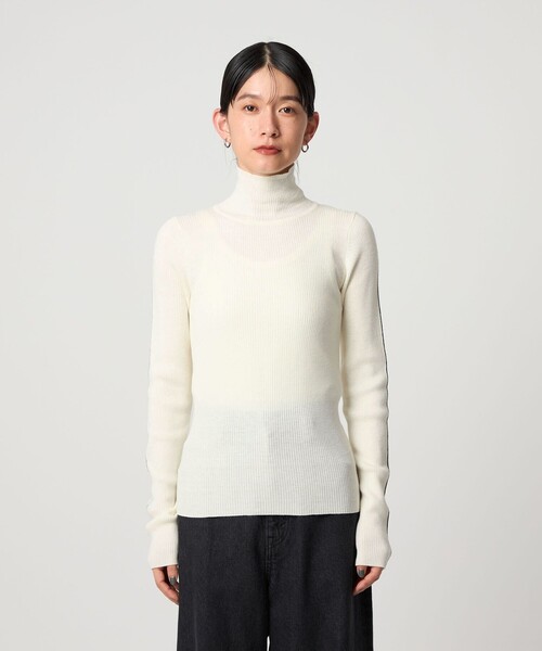 CITEN（シテン）の「＜CITEN＞エッセンシャルリブニット（ニット/セーター・レディース・ダークブラウン/ホワイト/ブラック/グレー系/コバルトブルー/レッド・FREE）」の22枚目の写真