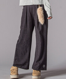 ZIDDY | キーホルダー付きサテンライクワイドパンツ(130~160cm)(その他パンツ)