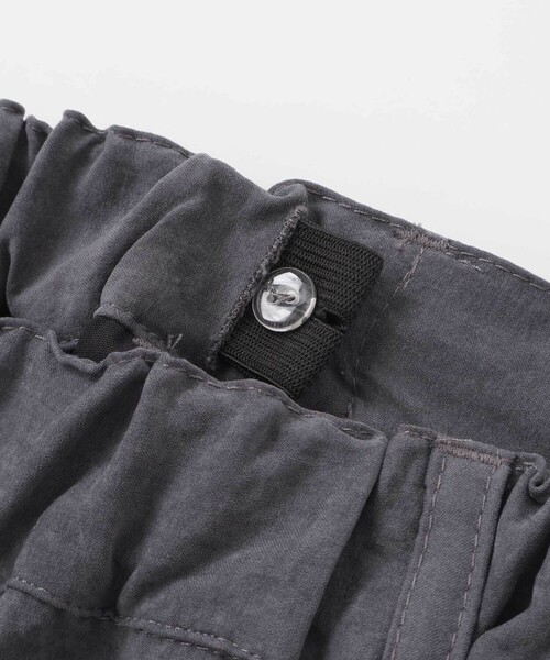 ZIDDY（ジディ）の「キーホルダー付きサテンライクワイドパンツ(130~160cm)（その他パンツ・キッズ・ブラック/グレー・130cm/150cm/140cm/FREE）」の19枚目の写真