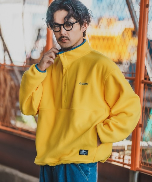 GERRY（ジェリー）の「【GERRY】ハーフスナップ フリース プルオーバー（その他アウター・メンズ・グリーン/ブラック/マスタード/アイボリー/グレー・LARGE/X-LARGE/MEDIUM）」の17枚目の写真