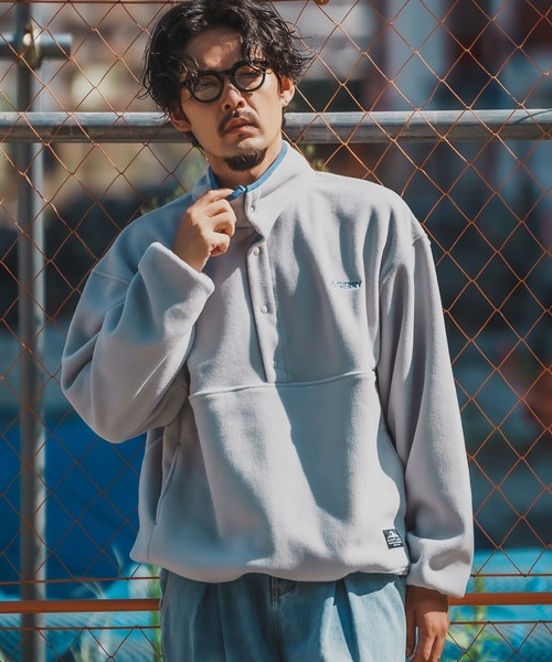 GERRY（ジェリー）の「【GERRY】ハーフスナップ フリース プルオーバー（その他アウター・メンズ・グリーン/ブラック/マスタード/アイボリー/グレー・LARGE/X-LARGE/MEDIUM）」の13枚目の写真