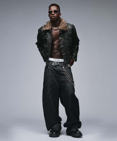 ANDER HUNK（アンダーハンク）の「Fireman Design Fur Riders Jacket