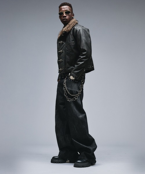 ANDER HUNK（アンダーハンク）の「Fireman Design Fur Riders Jacket