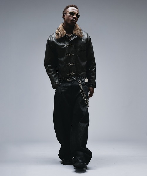 ANDER HUNK フェイディドライダースMA-1ブルゾン ANDER HUNK（アンダーハンク）の「Faded Riders MA-1 Blouson
