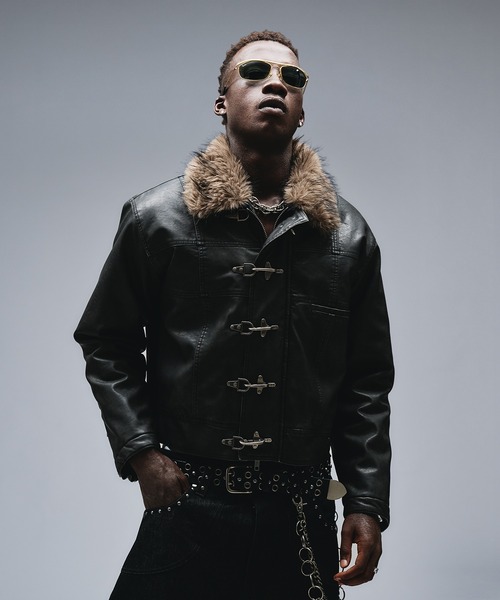 Fireman Design Fur Riders Jacket / ファイヤーマンデザインファー