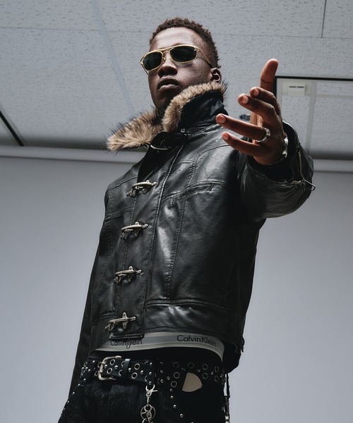 Fireman Design Fur Riders Jacket / ファイヤーマンデザイン