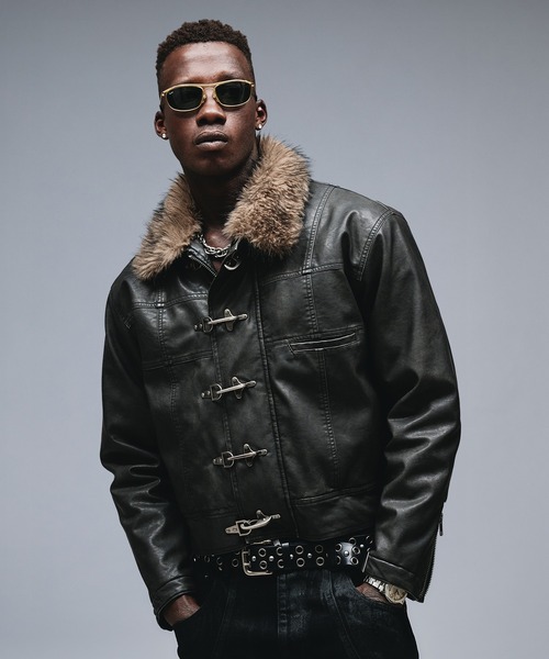 ANDER HUNK フェイディドライダースMA-1ブルゾン ANDER HUNK（アンダーハンク）の「Faded Riders MA-1 Blouson